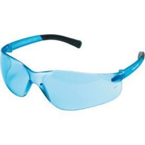 Mcr Safety MCR Safety® BearKat® BK113 Safety Glasses BK1, Light Blue Lens, Clear Frame BK113